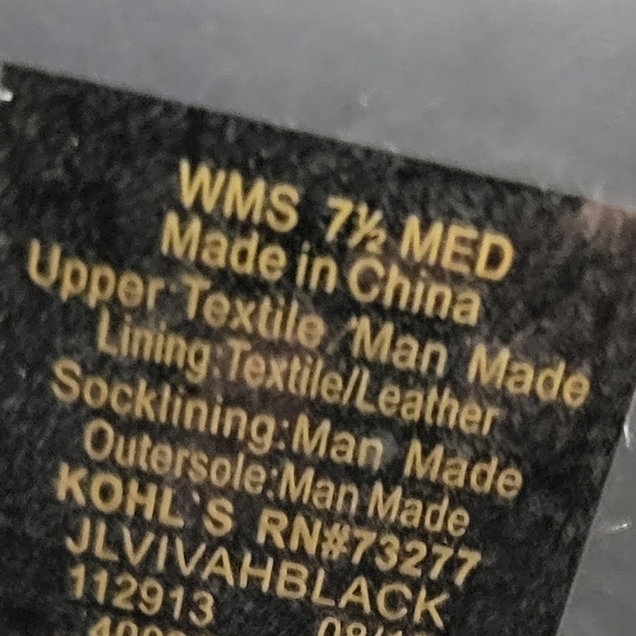 Jlo Vivah Black over the Knee Platform Boots with lace up front Size 7 1/2 M - Picture 15 of 16